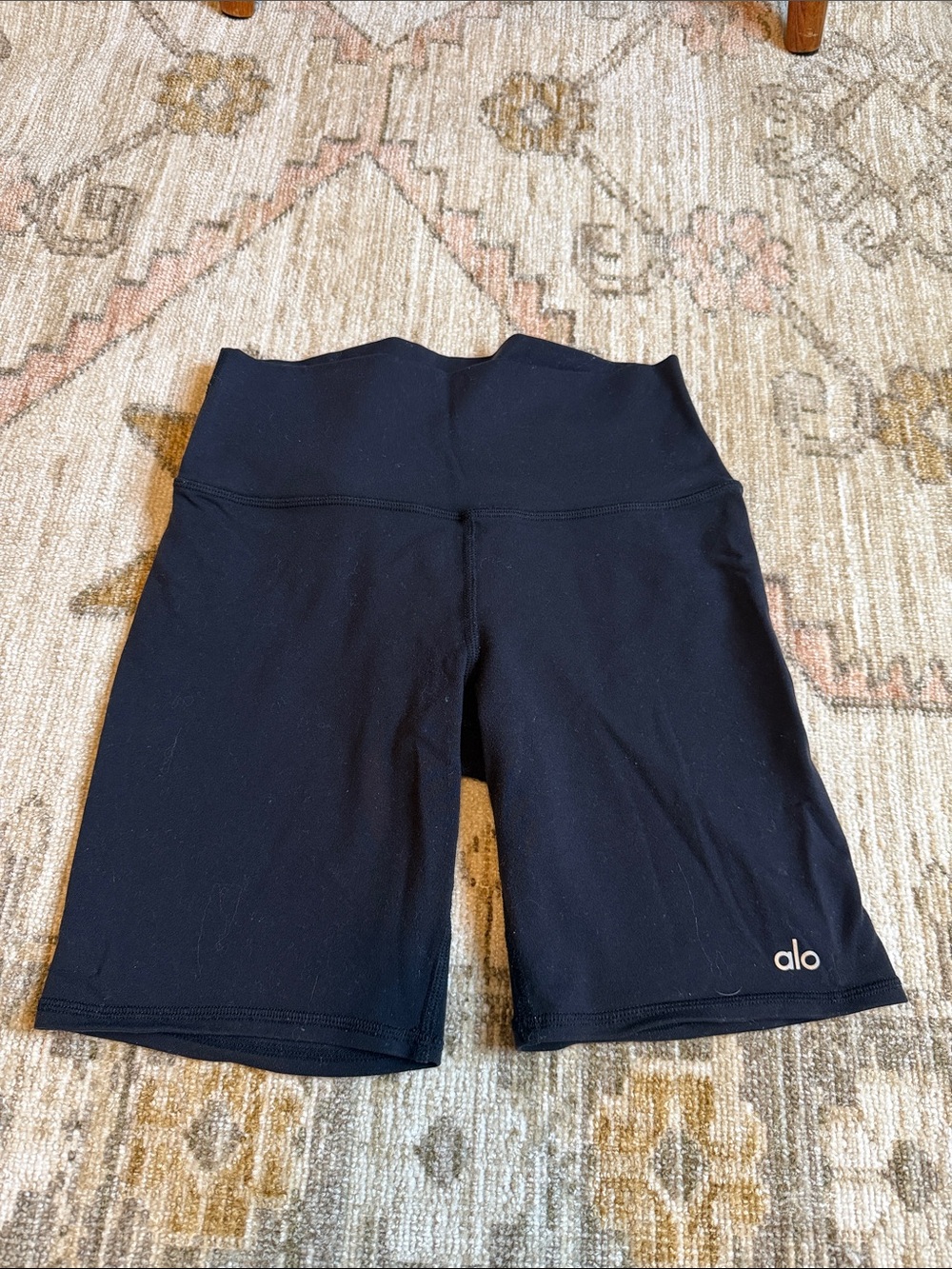 ALO Yoga Black High-Waist Bike Shorts